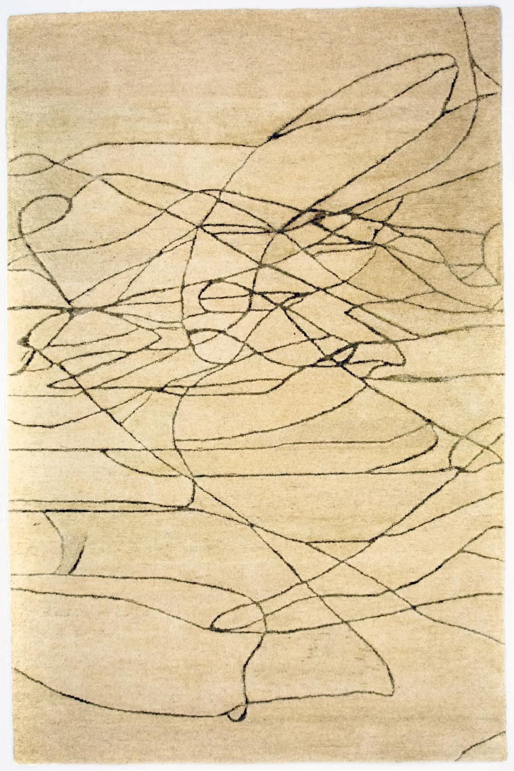 Designer Rug - 239 x 152 cm - beige