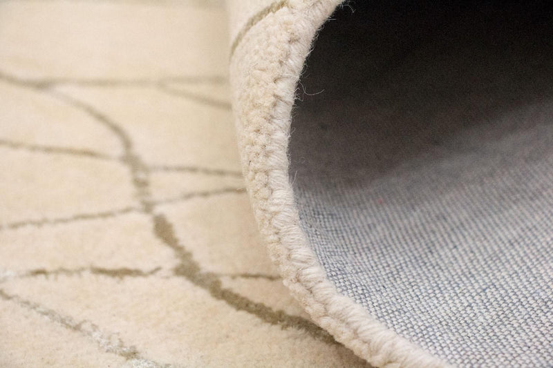 Designer Rug - 239 x 152 cm - beige