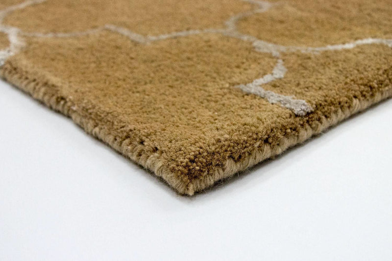 Wool Rug - 243 x 156 cm - beige