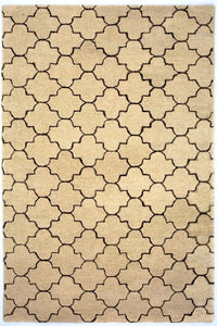 Wool Rug - 245 x 156 cm - beige
