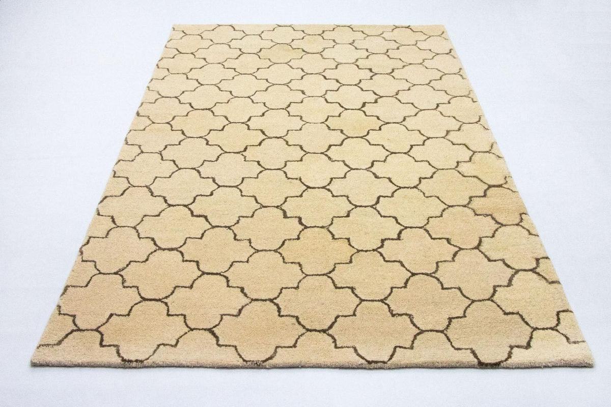 Wool Rug - 245 x 156 cm - beige