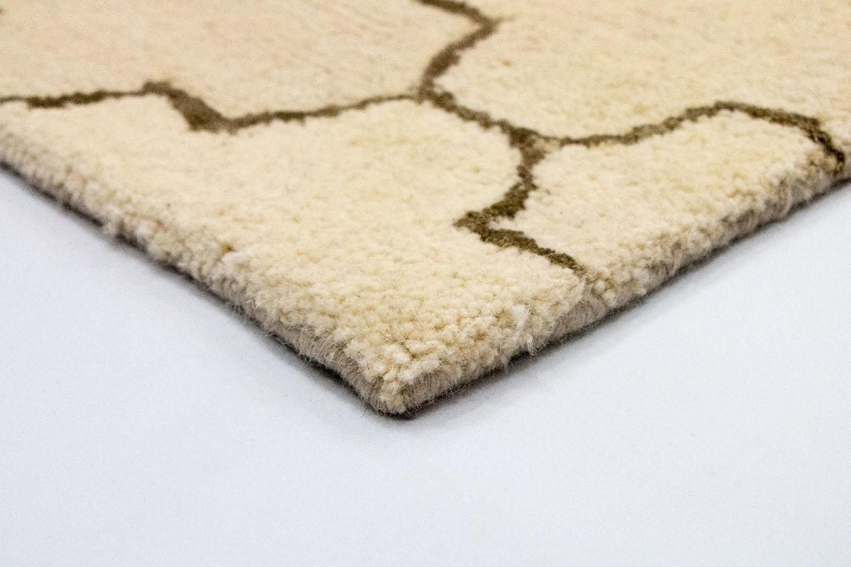 Wool Rug - 245 x 156 cm - beige