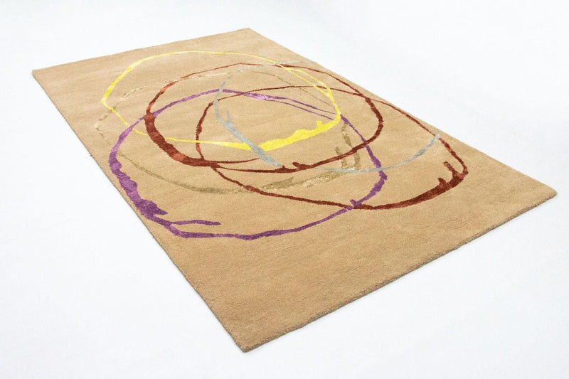 Designer Rug - 246 x 152 cm - beige