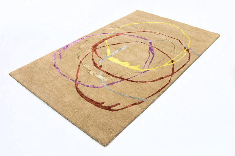 Designer Rug - 246 x 152 cm - beige