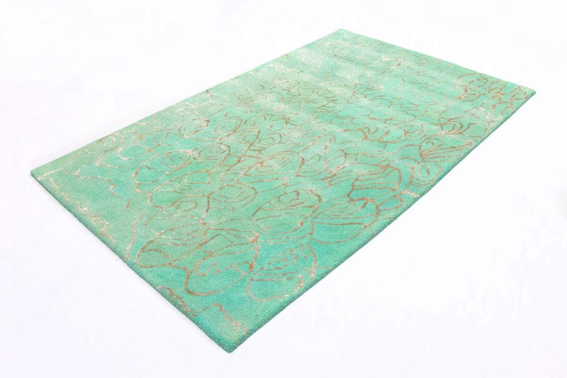 Designer Rug - 244 x 153 cm - turquoise