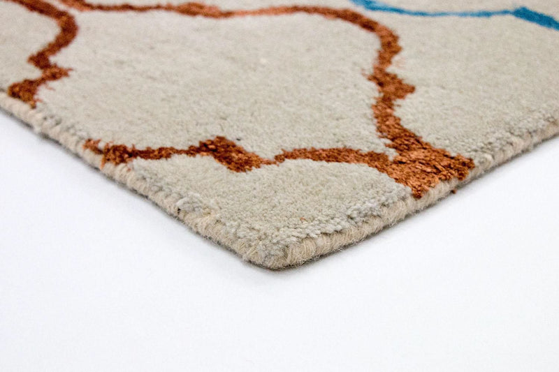 Wool Rug - 241 x 150 cm - beige
