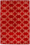Wool Rug 152x240cm - Wool Rug - Rectangle / Red / 152 x 240 cm Rectangle