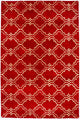 Wool Rug - 240 x 152 cm - red