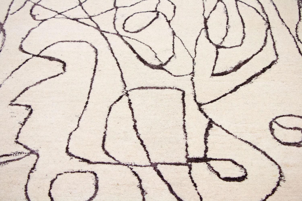 Designer Rug - 243 x 153 cm - beige