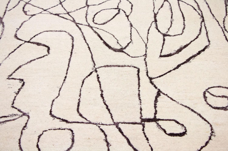 Designer Rug - 243 x 153 cm - beige