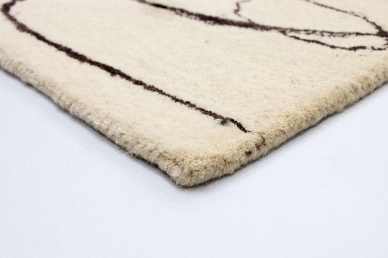 Designer Rug - 243 x 153 cm - beige