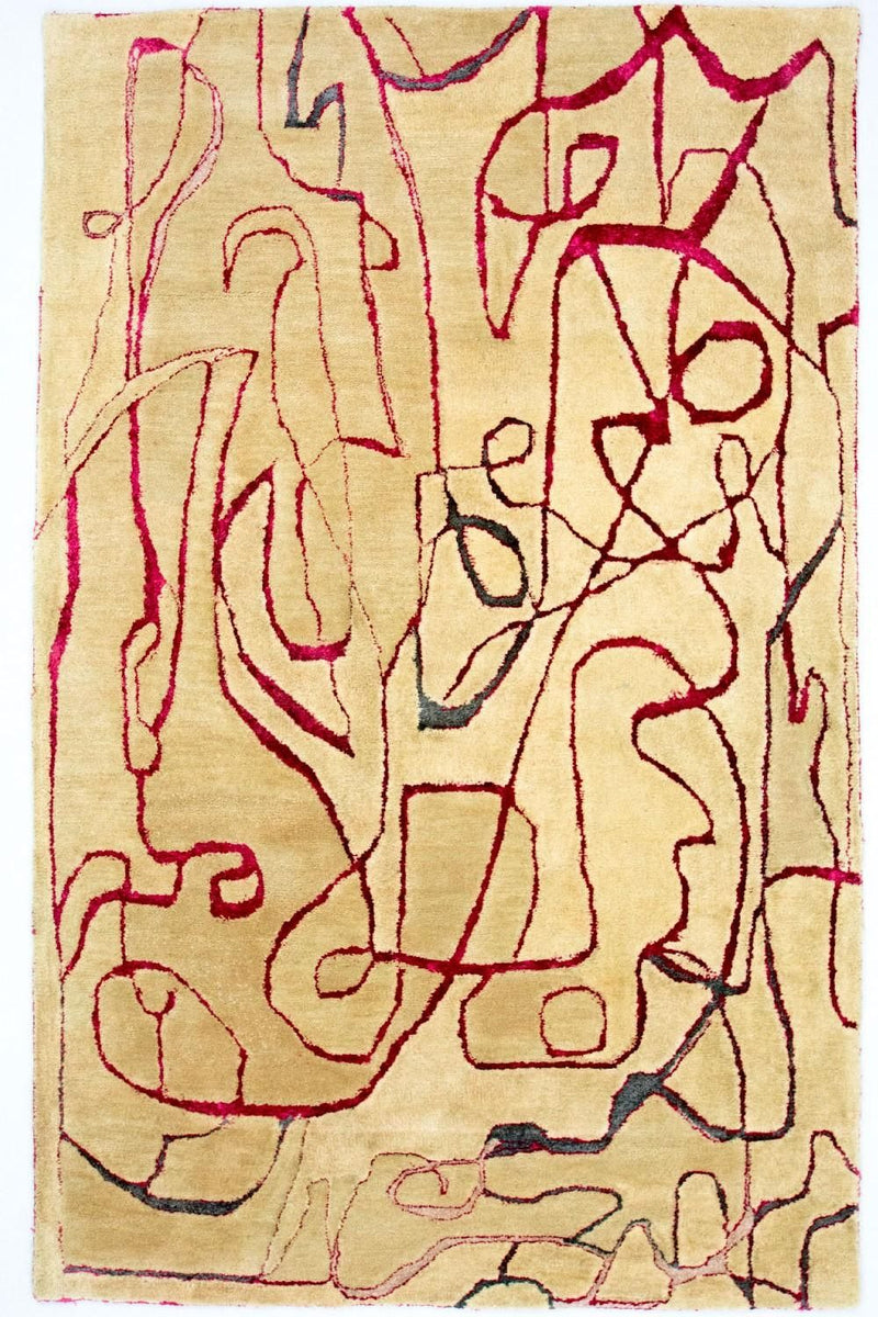 Designer Rug - 241 x 152 cm - multicolored