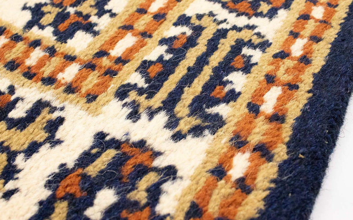 Oriental Rug - 90 x 60 cm - dark blue