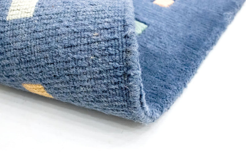 Runner Nepal Rug - 240 x 80 cm - dark blue