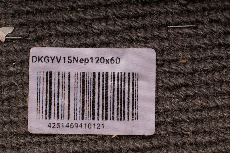 Nepal Rug - 120 x 60 cm - grey