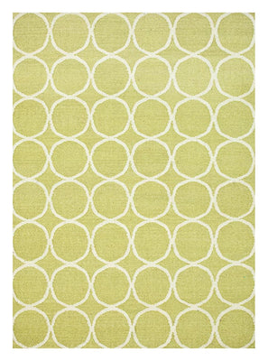 Wool Rug - 228 x 158 cm - light green