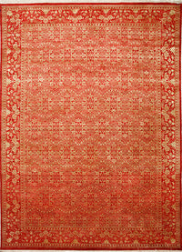 Wool Rug - 395 x 295 cm - orange