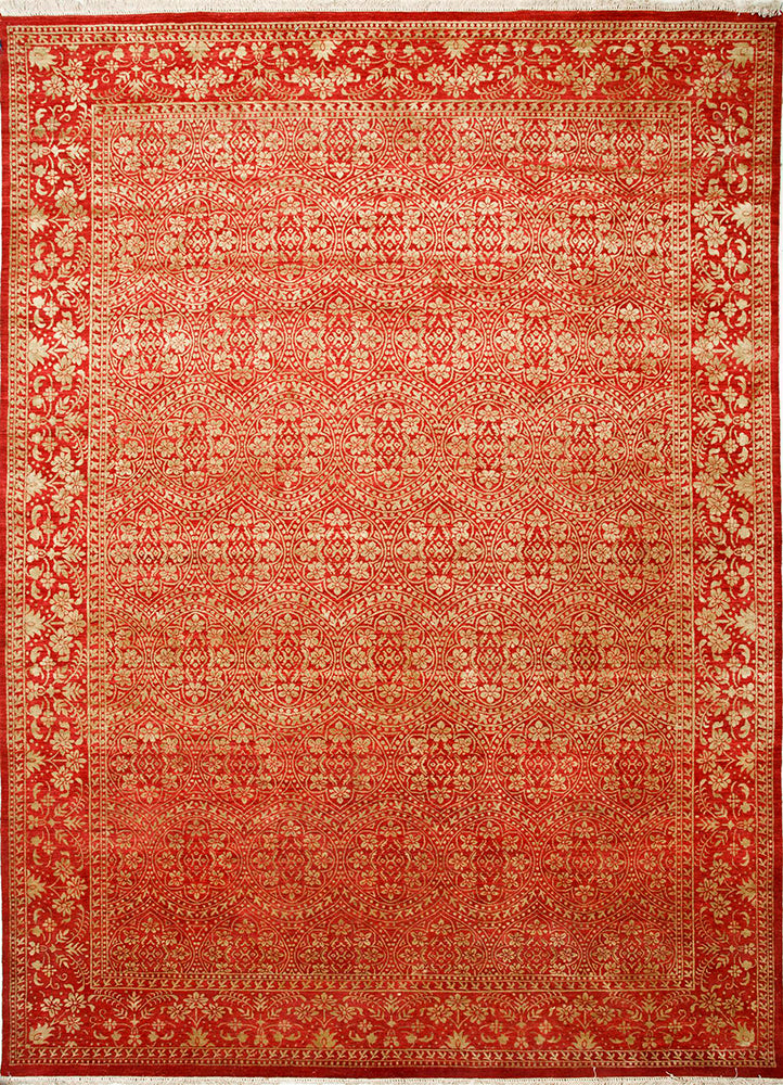 Wool Rug - 395 x 295 cm - orange