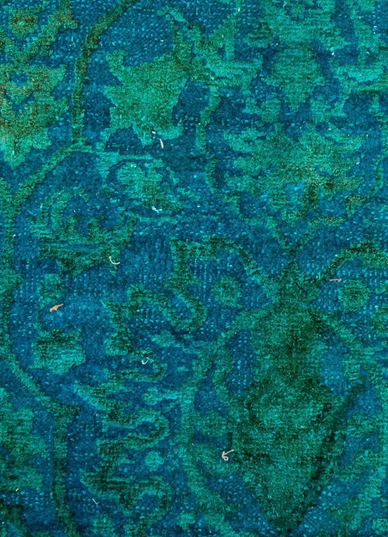 Wool Rug - 300 x 240 cm - petrol blue