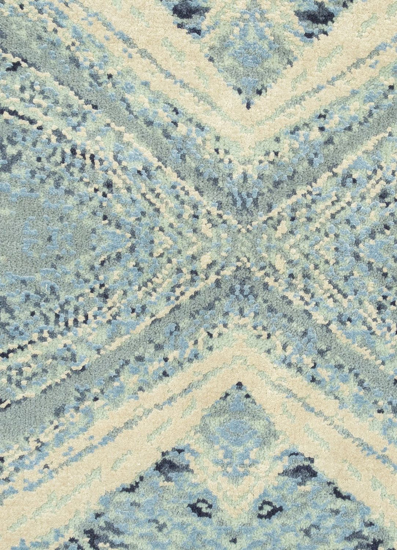 Wool Rug - 300 x 240 cm - light blue
