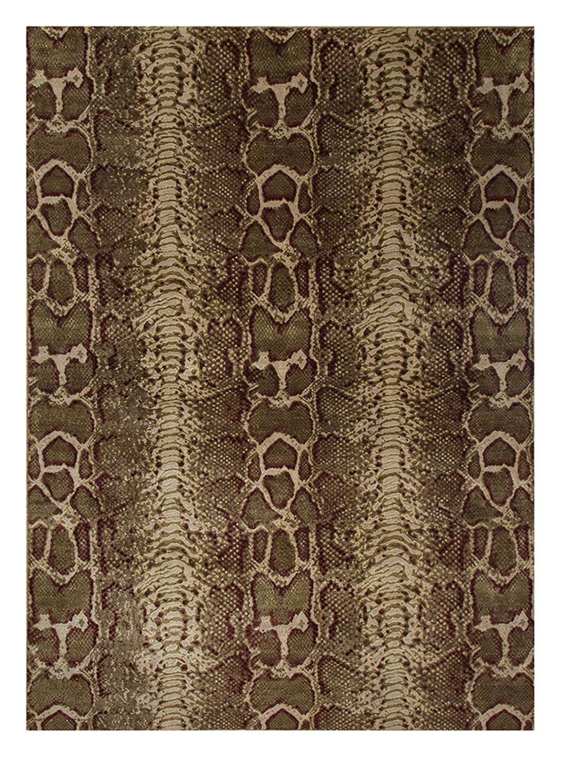 Wool Rug - 300 x 240 cm - brown