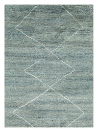Wool Rug - 240 x 150 cm - petrol blue