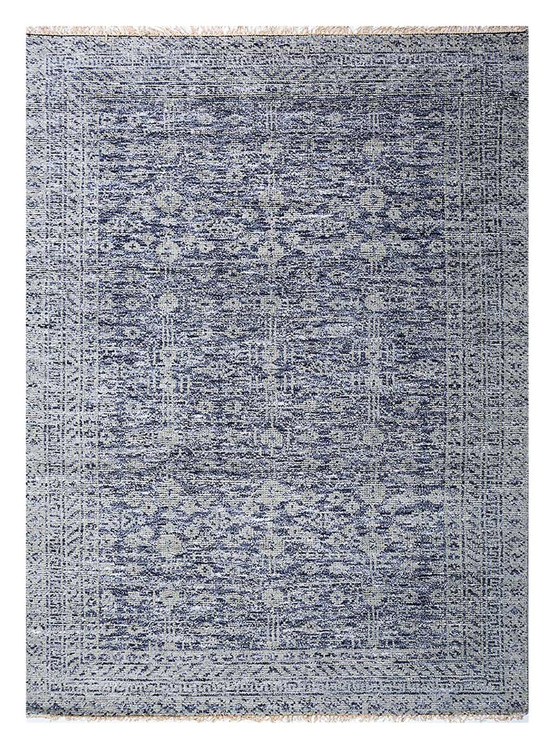 Wool Rug - 240 x 150 cm - blue