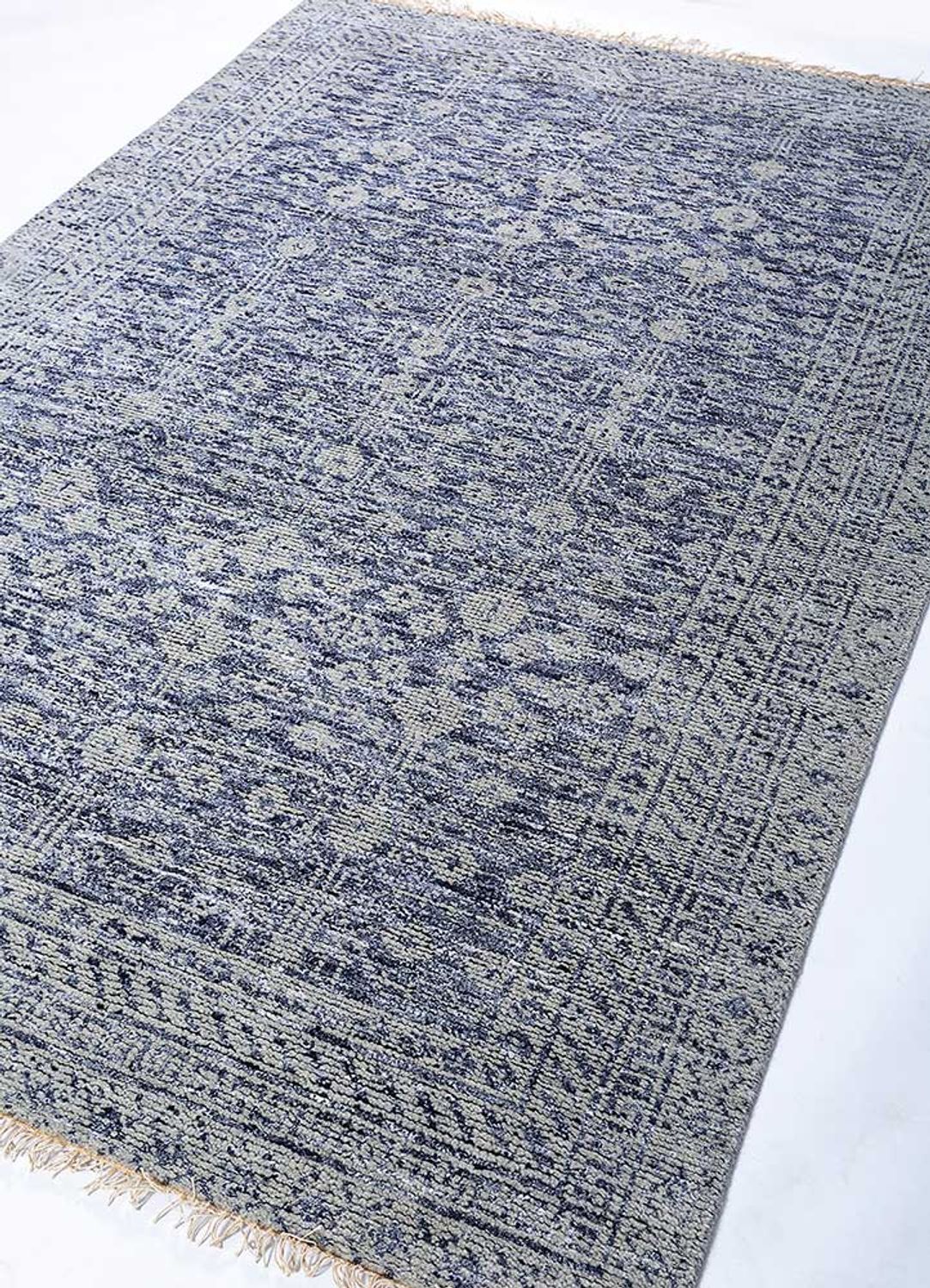 Wool Rug - 240 x 150 cm - blue