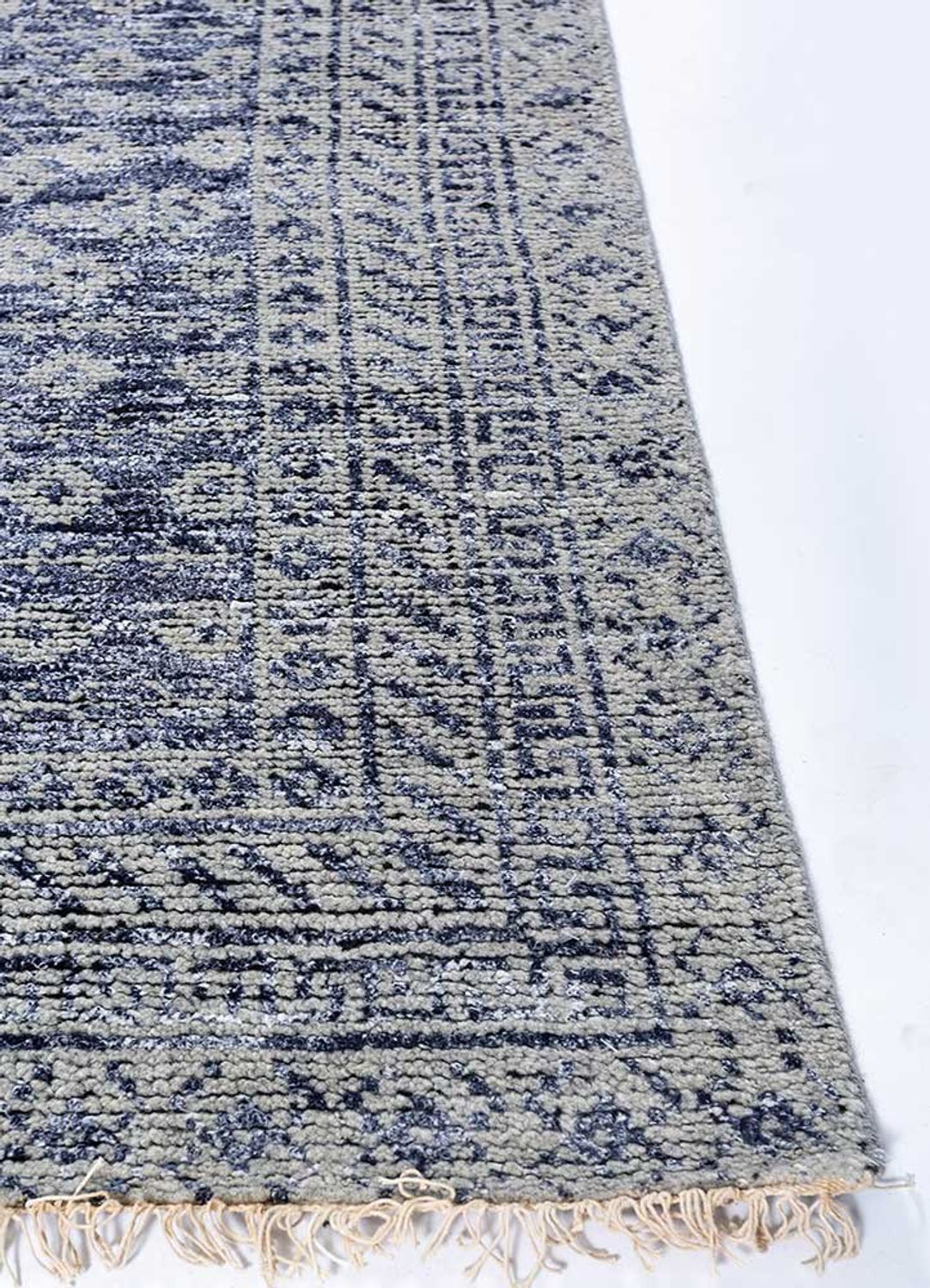 Wool Rug - 240 x 150 cm - blue