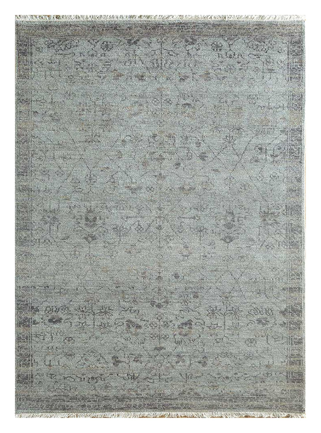 Wool Rug - 300 x 240 cm - sky blue