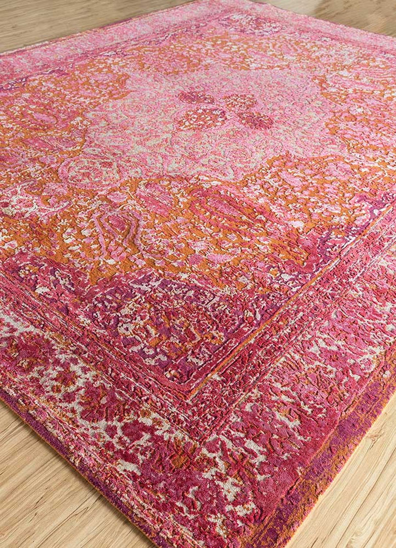 Wool Rug - 300 x 240 cm - light red