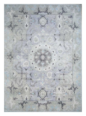 Wool Rug - 360 x 270 cm - silver