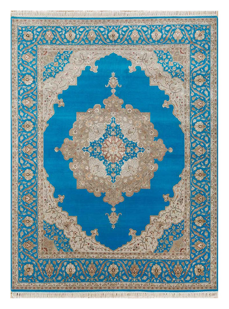 Wool Rug - 300 x 240 cm - blue