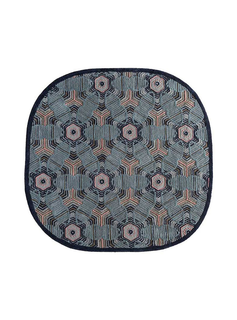 Wool Rug other shape  - 240 x 170 cm - multicolored