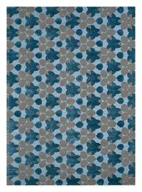 Wool Rug - 240 x 170 cm - blue