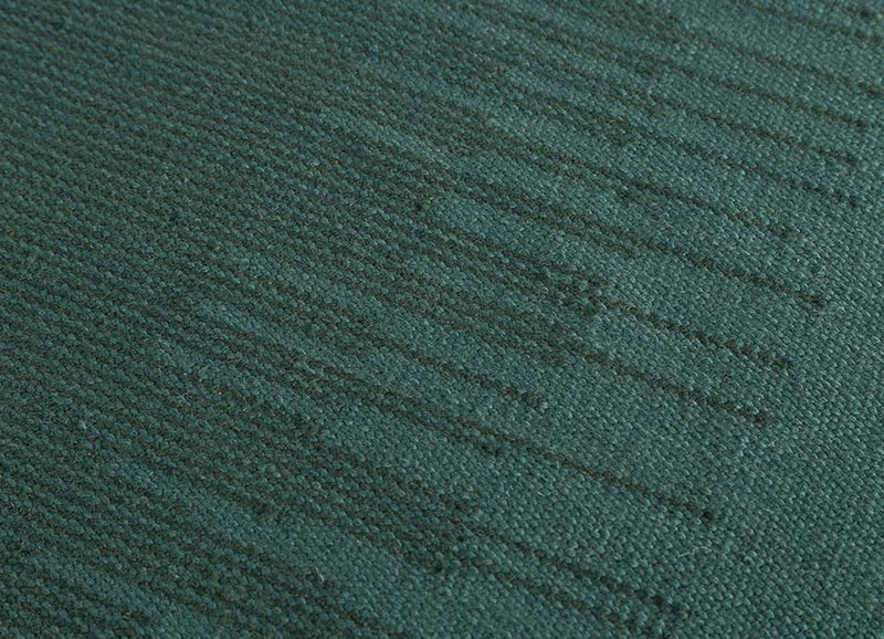 Wool Rug - 240 x 150 cm - dark green