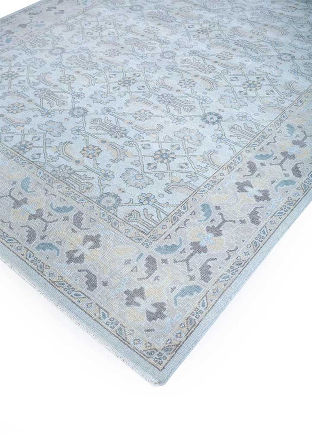 Wool Rug - 300 x 240 cm - light grey