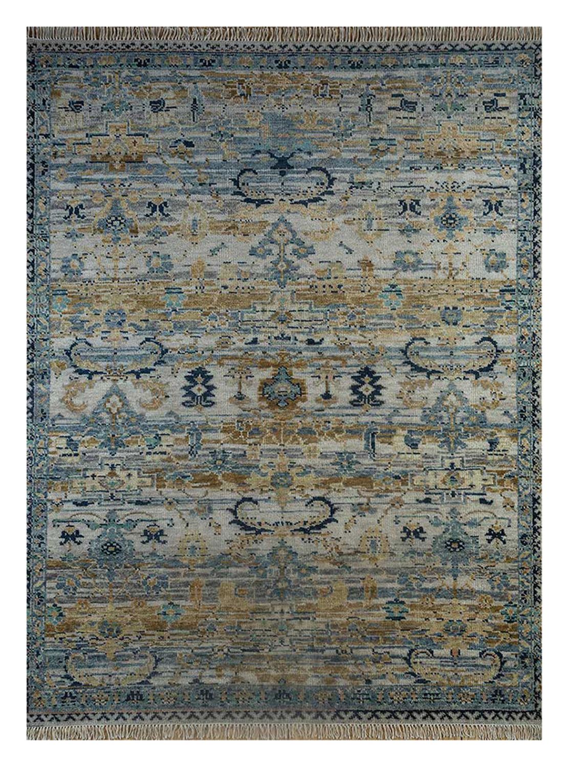 Wool Rug - 300 x 240 cm - sea blue