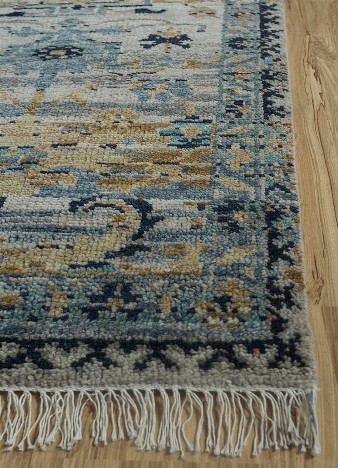 Wool Rug - 300 x 240 cm - sea blue