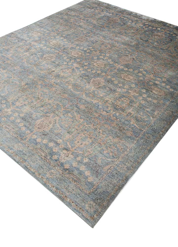 Designer Rug - 300 x 240 cm - blue