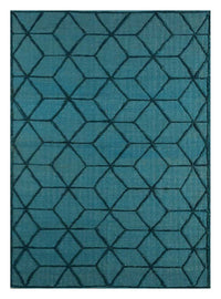 Wool Rug - 240 x 150 cm - sea blue