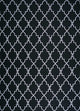 Wool Rug - 375 x 270 cm - black and white