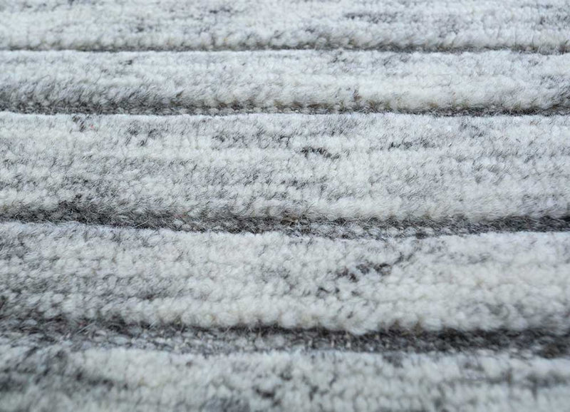 Wool Rug - 300 x 240 cm - grey