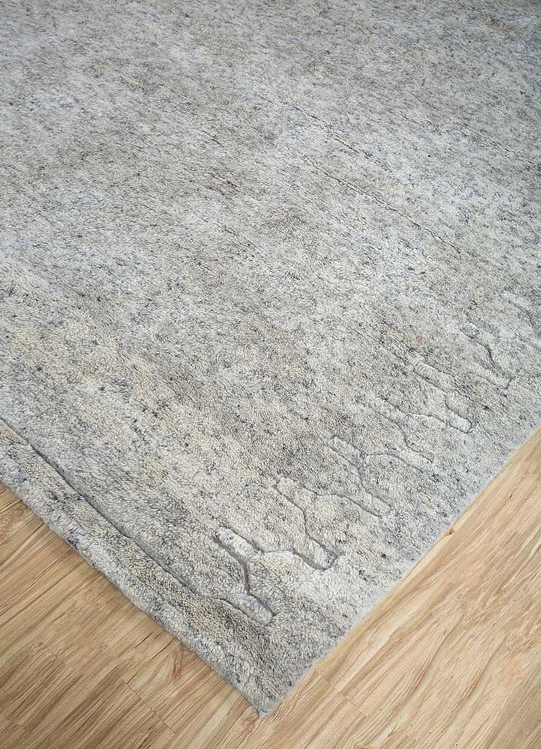 Wool Rug - 300 x 240 cm - light grey