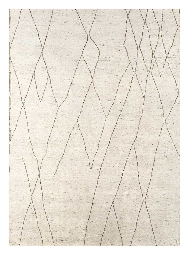 Wool Rug - 300 x 240 cm - natural white