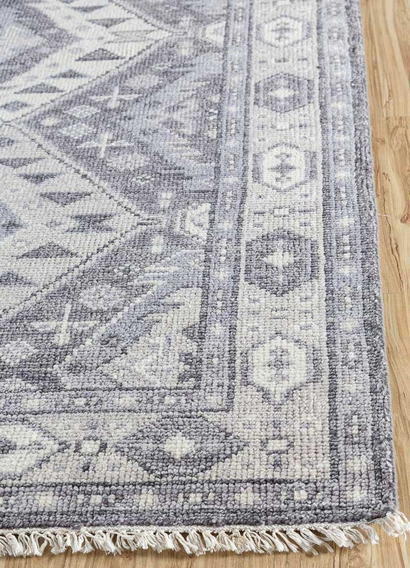 Wool Rug - 300 x 200 cm - light grey