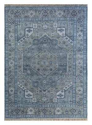 Wool Rug - 300 x 200 cm - dark blue