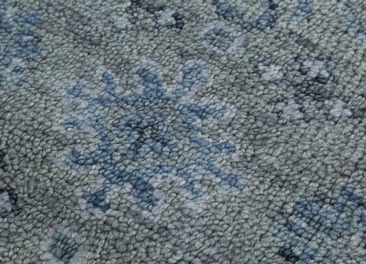 Wool Rug - 300 x 200 cm - dark blue