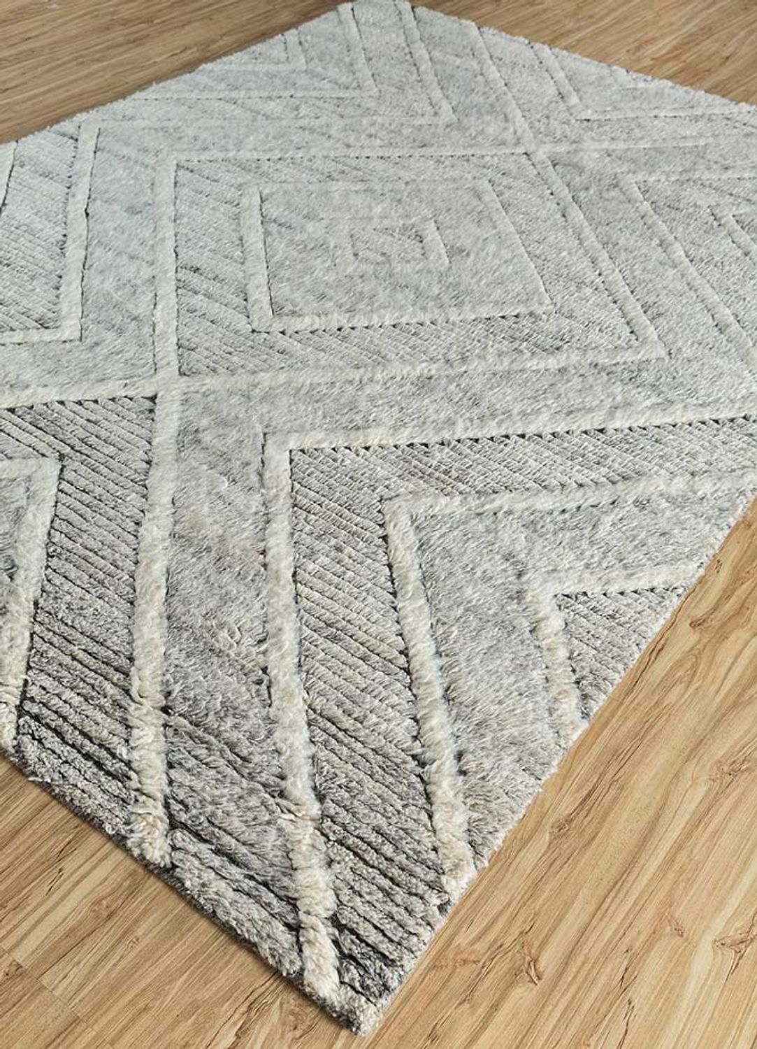 Wool Rug - 300 x 200 cm - cream