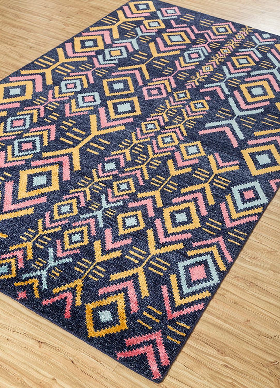 Wool Rug - 300 x 200 cm - blue